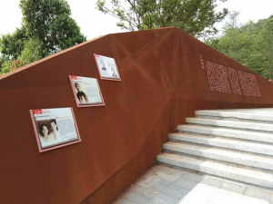 花溪耐候钢挡土墙